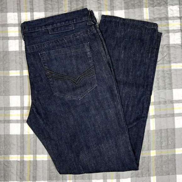 G by GUESS Korbin Slim Fit Jeans W38 L32 | Dark Wash | 100% Cotton - Picture 2 of 13